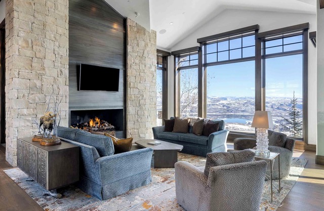 Luxe Estate by InvitedHome | Theater, Gym, Decks, Views, Hot Tub, Ski-In/Out