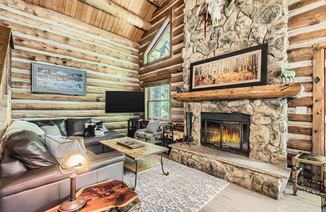 Luxe Log Cabin on Gore Creek in Vail