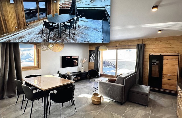 Luxury Apartment with terrace in Plagne Centre at the Foot of the Slopes