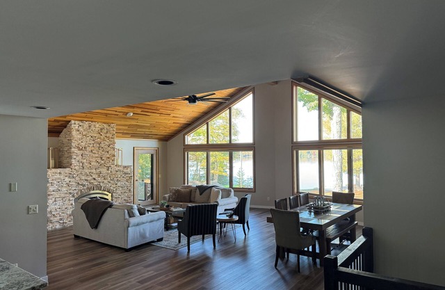 Luxury Lake Michigamme Beach house