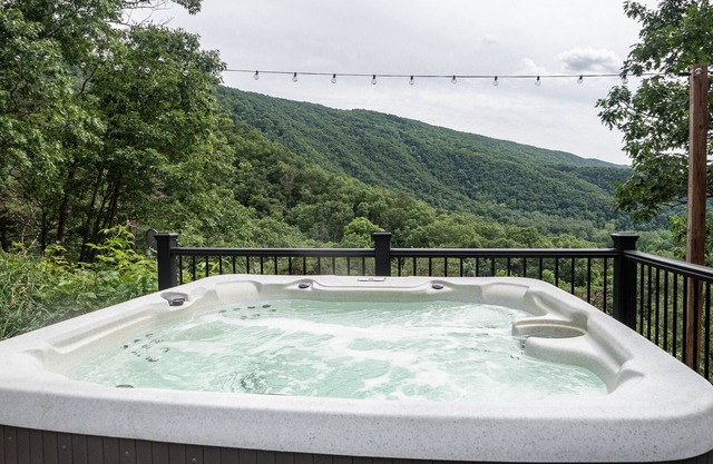 Luxury mountain cabin W/hot tub & majestic views