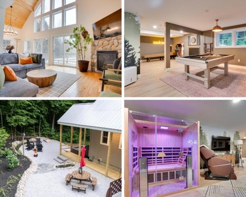 '"Luxury Mountain Getaway'" Sauna, Hot Tub, Massage Chair, Pool Table