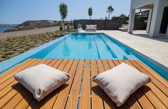 Luxury Santorini Villa | Villa Opal Heights | 2 Bedrooms | Private Heated Pool.