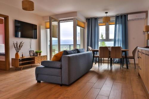 M&D apartamenty w Karkonoszach 2 sypialnie, salon z aneksem, balkon, widok na góry