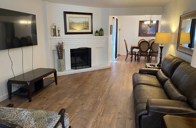 (M6) Single Story Two Bed, Two Bath, with Garage and Private Yard.