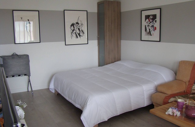 magnificent 4 * studio with terrace and private garage