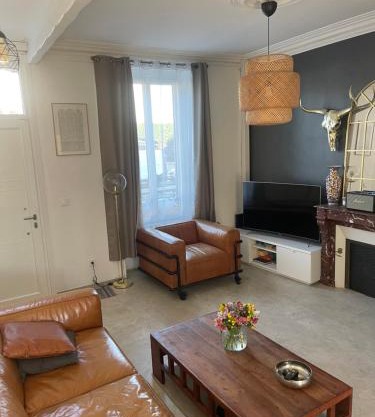 Maison de ville avec jardin