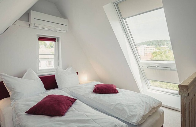 Maisonette apartment (number 10) over 2 levels, balcony and great view