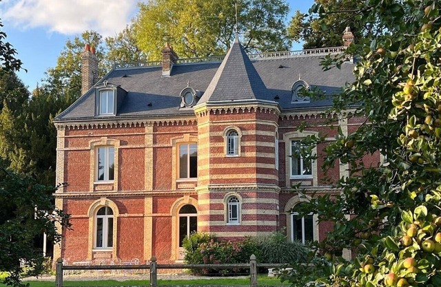 Manoir en Haute-normandie, de 1878, 7 ch. à 25' de la mer