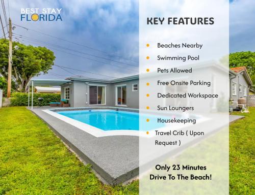 Margate Retreat Pool Near Beach Bbq
