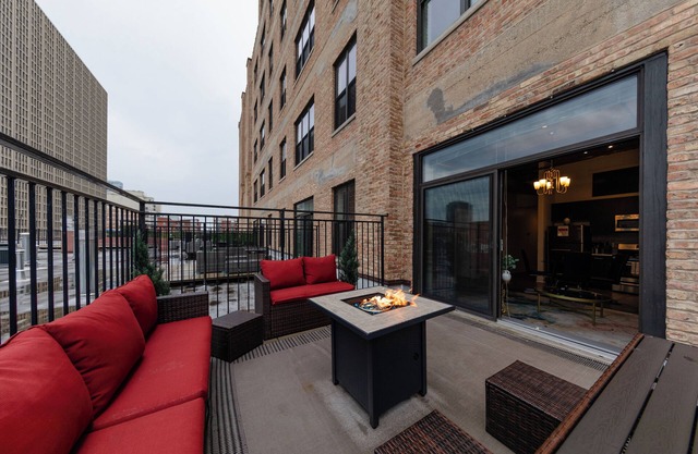McCormick Place Patio skyline unit with optional Parking for up to 6 people