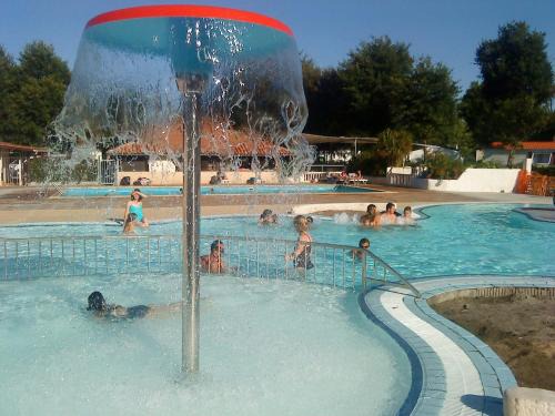 Mobil home familial Landes