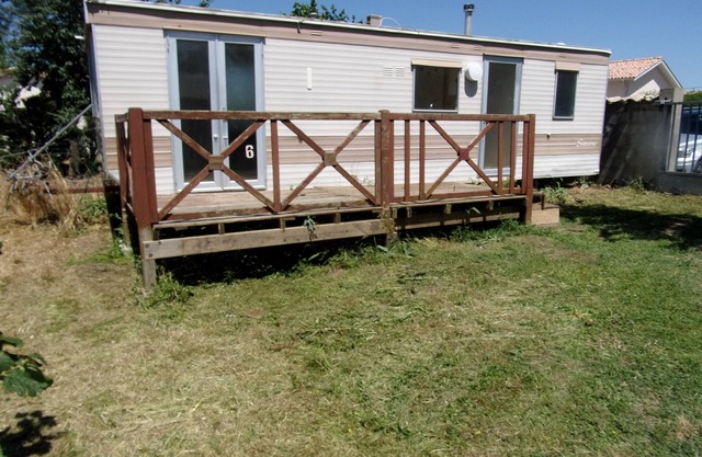 Mobile Home 'Sci Du Sancillon' with Mountain View, Private Terrace and Shared Garden