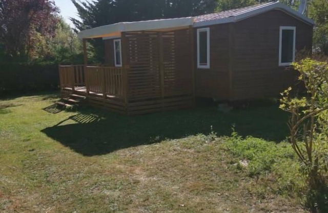 Mobilhome 3 bedrooms 6 people TV Clim plot XL quiet camping 3 *