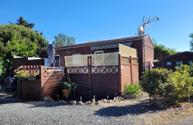 Mobilhome Châlet 4 personnes, 50 m de l'océan