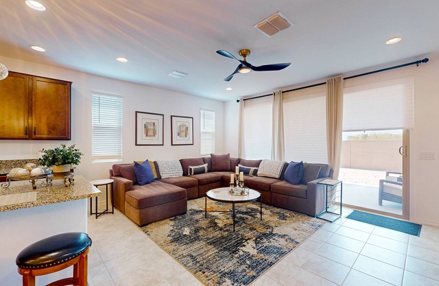 Modern 55+ home with community pool, clubhouse, gym, pickleball