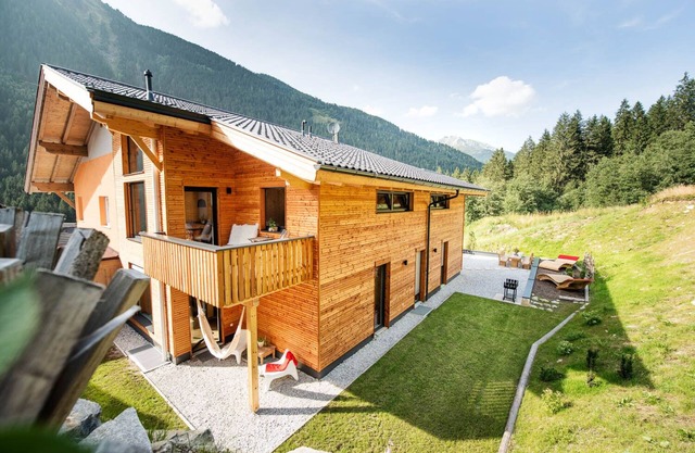 Modern apartment made of wood