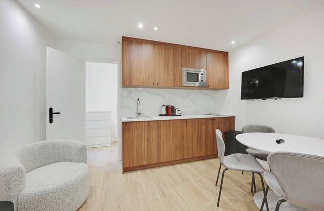 Modern apartment with terrace