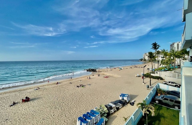 Modern Beach Front Studio -Oceanview Balcony. On CONDADO BEACH San Juan PR