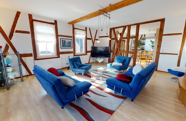 Modern, bright 115sqm apartment with a fantastic view over Sonneb.Thüringen