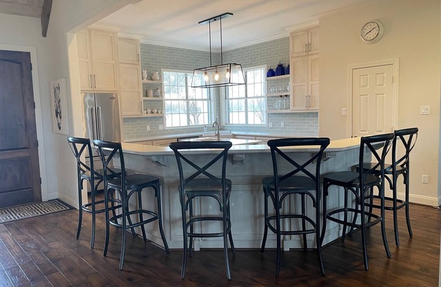 Modern farmhouse retreat between DFW and Houston.