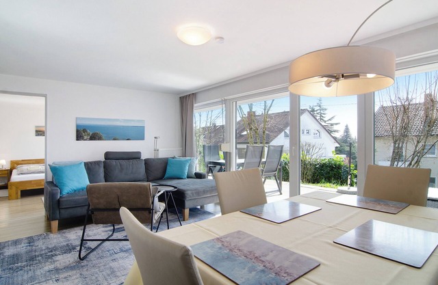 Modern Holiday Apartment "Gartenterrasse" with Garden Terrace and Wi-Fi