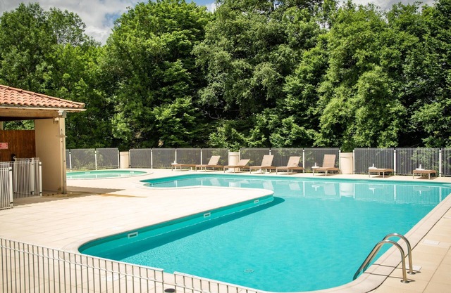 Modern house on small holiday park with pool