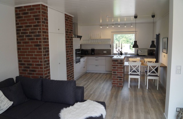Modern penthouse apartment with roof terrace and views of the Harz Mountain