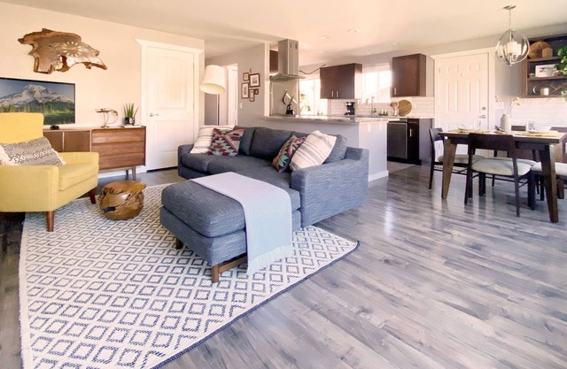 Modern Seattle Sanctuary—Warm + Stylish 3BR w/ Garden—Near SEA-TAC+Light Rail
