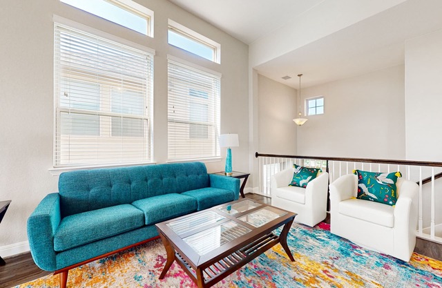 Modern townhome with enclosed yard, private balcony, & W/D - near local park