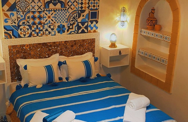 Moroccan traditional Riad in the heart of the old medina of Essaouira