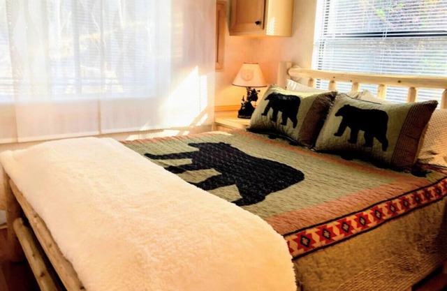 Mountain Cabin 10min Casino Pets AC Fire pit