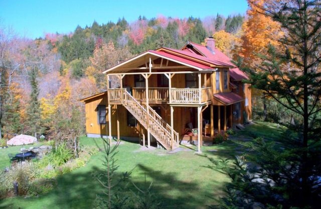 Mountain Home On 75 Acres With Brooks & Waterfalls In Cent