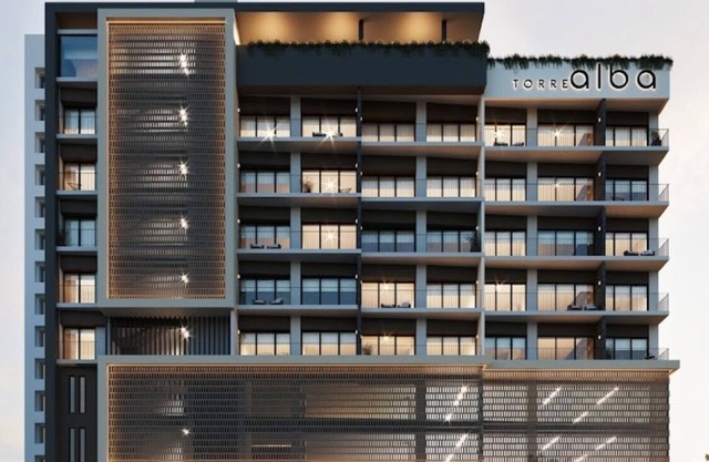 New modern 2 bed 2 bath condo steps away from the beach with rooftop pool deck!