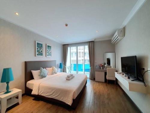 My ResortโปรพิเศษตึกE มีห้องสตูดิโอพัก2 คน, 1ห้องนอนพัก3คน , 2ห้องนอนพัก4คน สวนนำ้ฟรีติดทะเลใกล้ตลาดชิเคด้า
