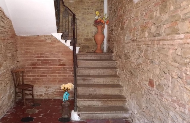 Near the sea in a typical Tuscan hamlet