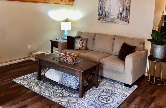 Nestled among the trees, perched and tucked away is Peregrine's Perch