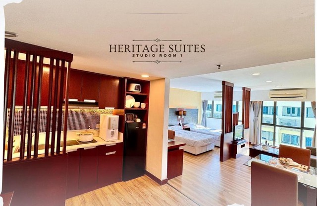 NEW HOMESTAY ! HERITAGE SUITES Near IMAGO Mall City Central , FREE HIGHSPEED WIFI & NETFLIX , KOTA KINABALU