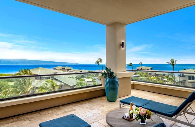NEW | KBM Resorts | FREE CAR | Hale Nalu At Montage Kapalua Bay, Sleeps 10! Oceanfront 3-Bedroom Condo with Daily Housekeeping, Spa! MON-6302