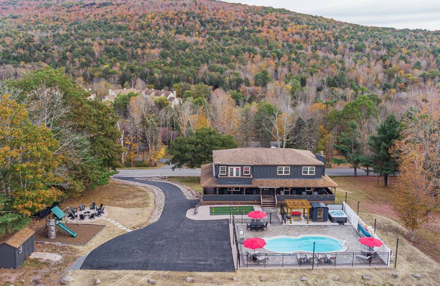 NEW LISTING! Heated Pool + Sauna + Hot Tub + Game Room + Jungle Gym + Fire Pit