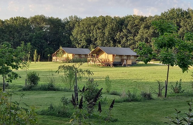 NEW Monpazier Glamping safari tent family site Experience the great outdoors