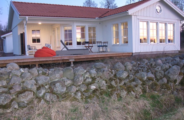 Newly built villa on the coast