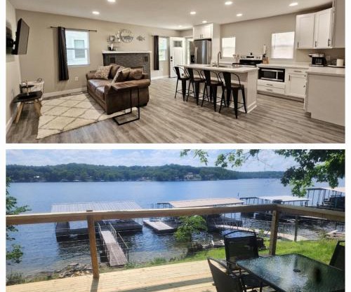 Newly remodeled waterfront home