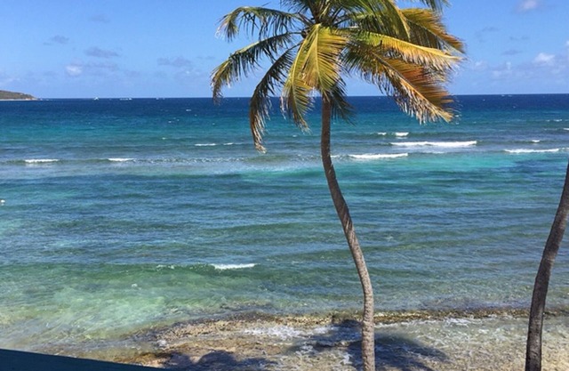 Ocean Front Picturesque St. Thomas 2Br/2Ba Condo at Bolongo Beach