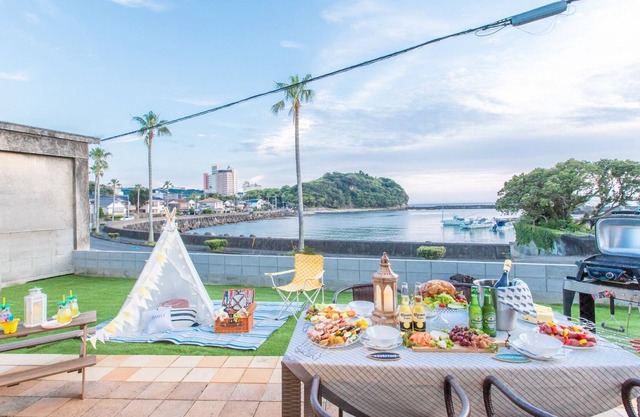 Ocean front You can have a BBQ while looking out / Nishimuro-gun Wakayama