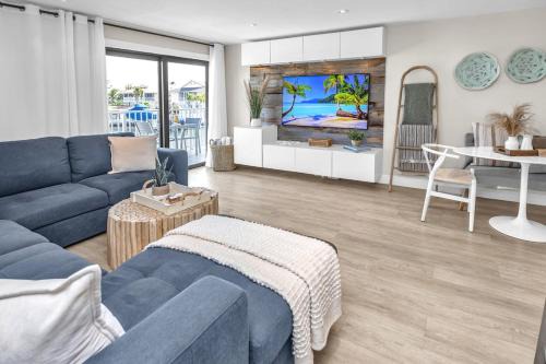 Ocean Shores Villa 1 in Key Largo with pool & boat slip