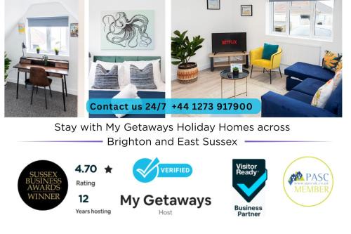 Ocean Side with Free Parking By My Getaways