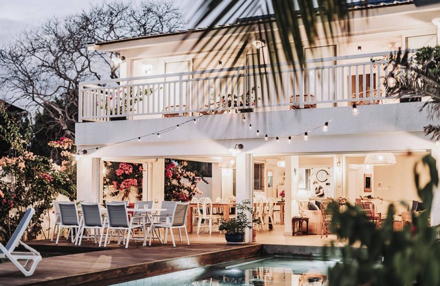 Oceanfront sunset villa with magnesium pool, beach access and private spa.