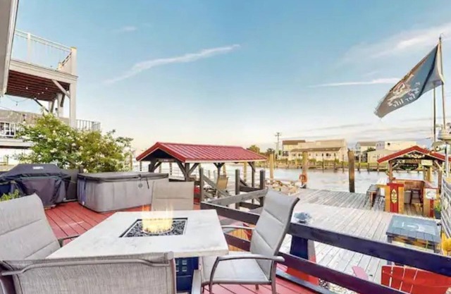 Oceanview Riverfront retreat w/hot tub and private dock! - 10 min from DE Turf
