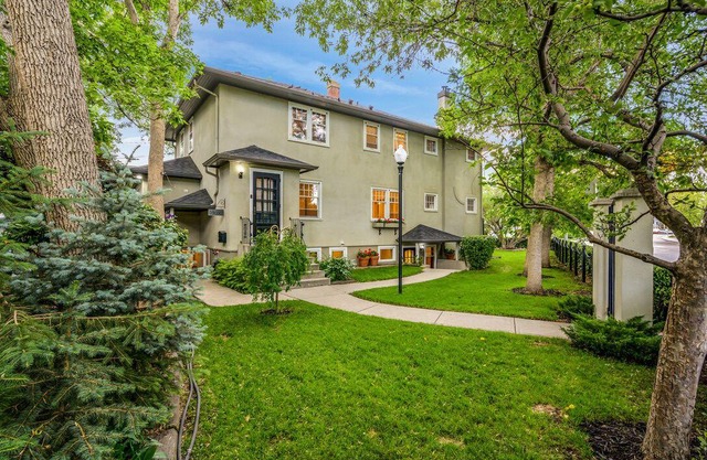 Old-World Charm Meets Contemporary Furnishings: Inner-City Calgary Condo